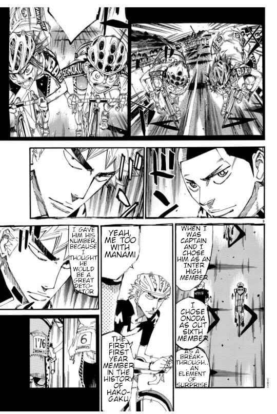 Yowamushi Pedal Chapter 610 page 10 - 