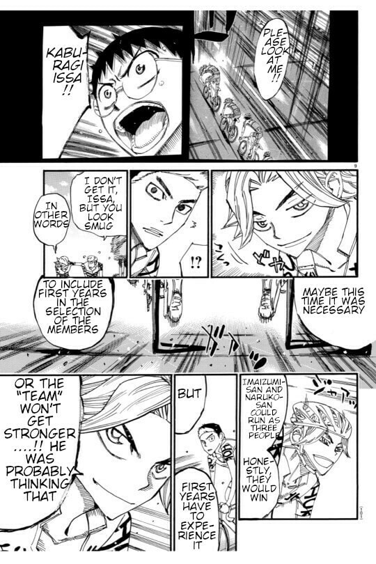 Yowamushi Pedal Chapter 612 page 11 - 