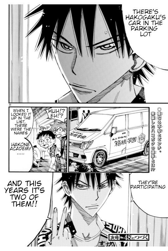 Yowamushi Pedal Chapter 612 page 22 - 