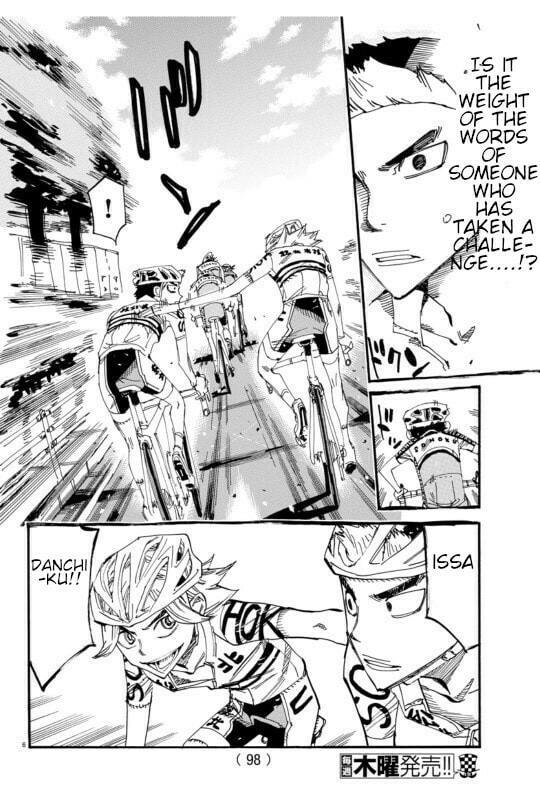 Yowamushi Pedal Chapter 612 page 8 - 