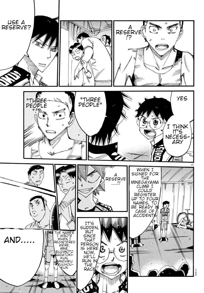 Yowamushi Pedal Chapter 613 page 18 - 
