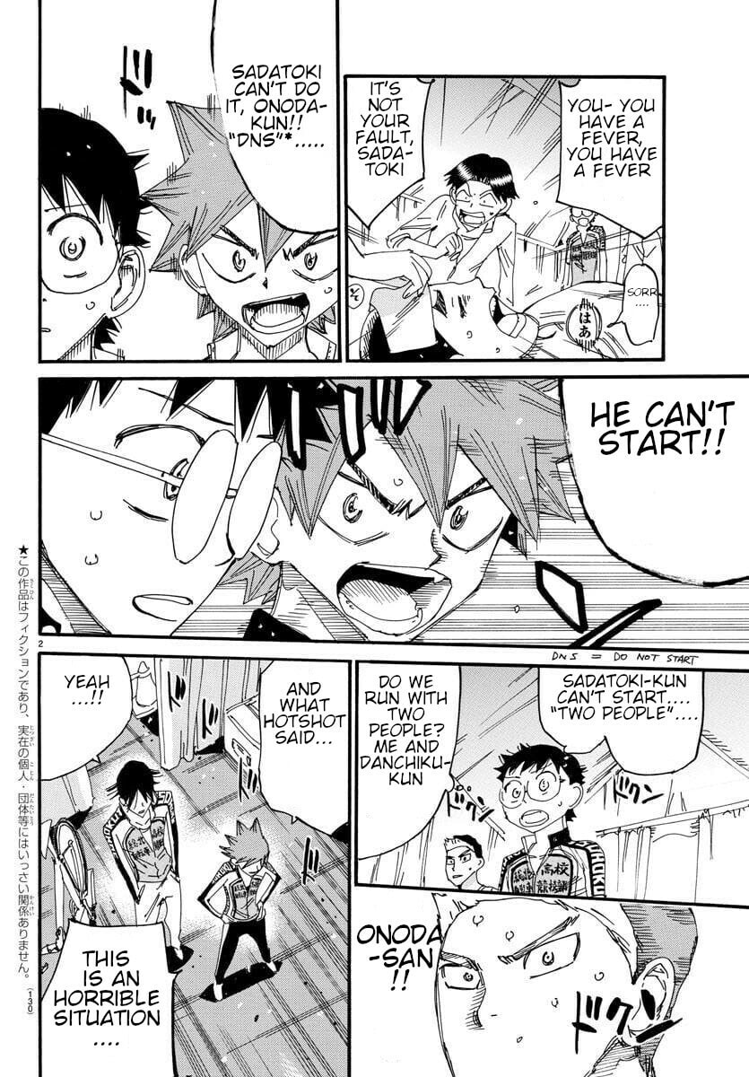 Yowamushi Pedal Chapter 613 page 3 - 