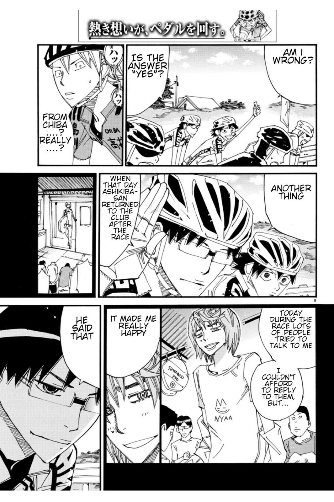 Yowamushi Pedal Chapter 615 page 11 - 