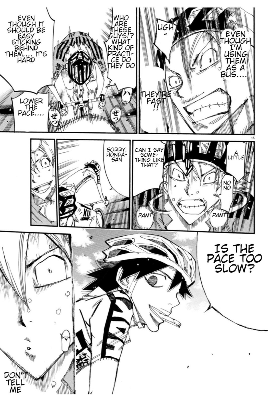 Yowamushi Pedal Chapter 615 page 17 - 