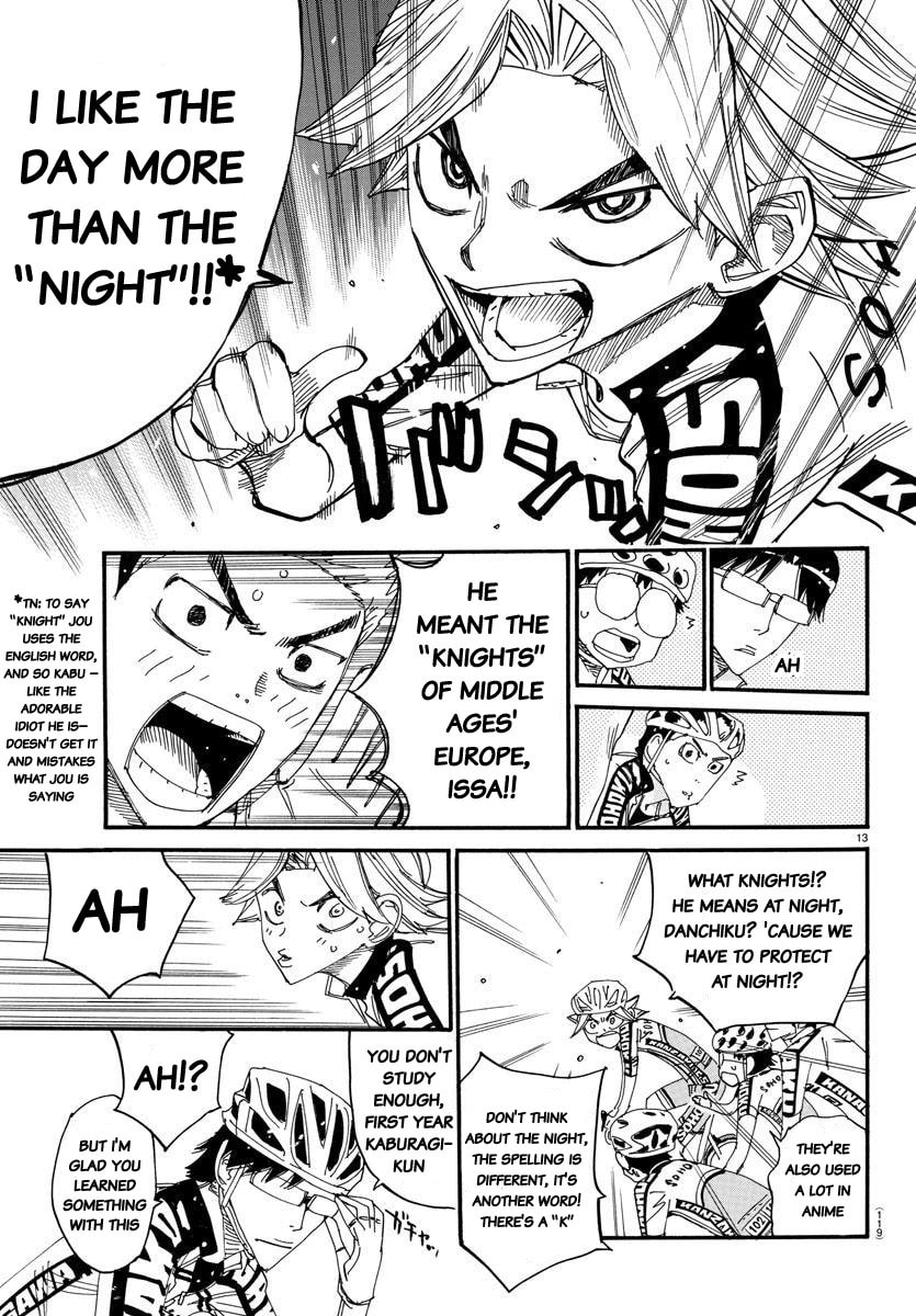 Yowamushi Pedal Chapter 617 page 13 - 