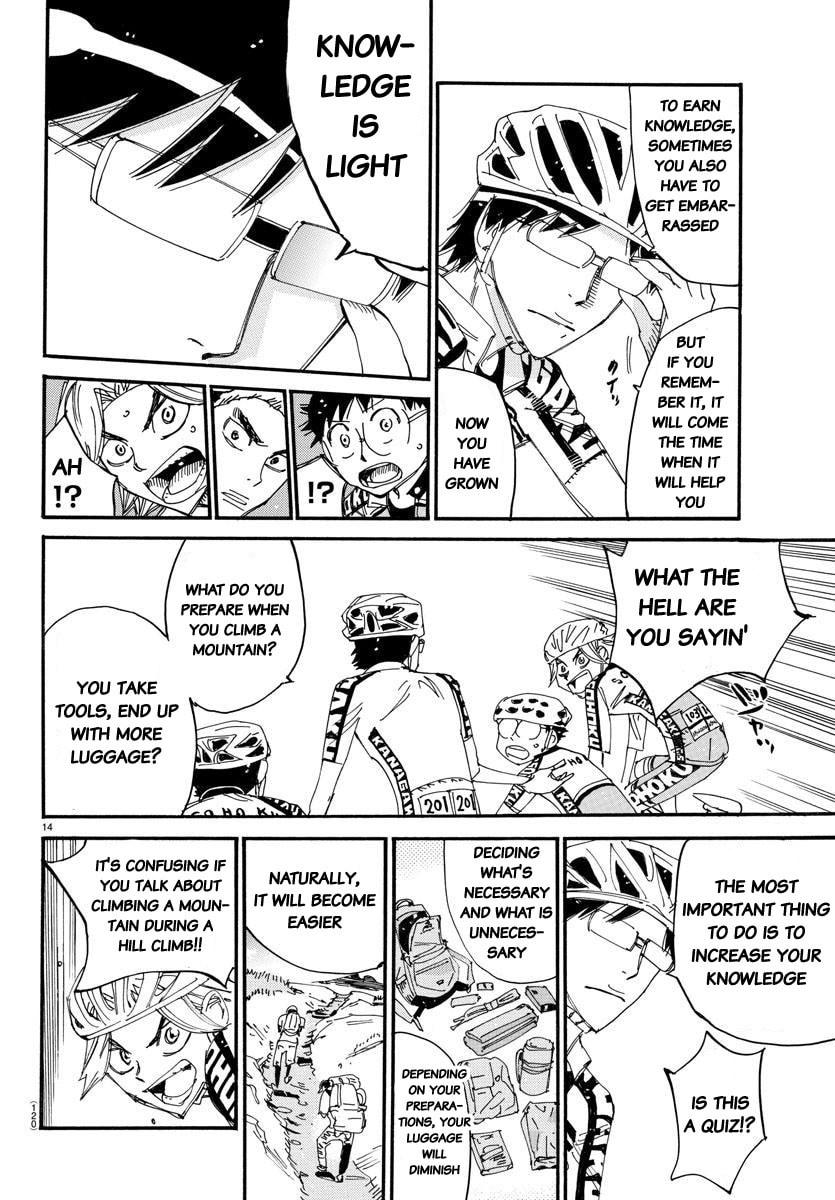 Yowamushi Pedal Chapter 617 page 14 - 