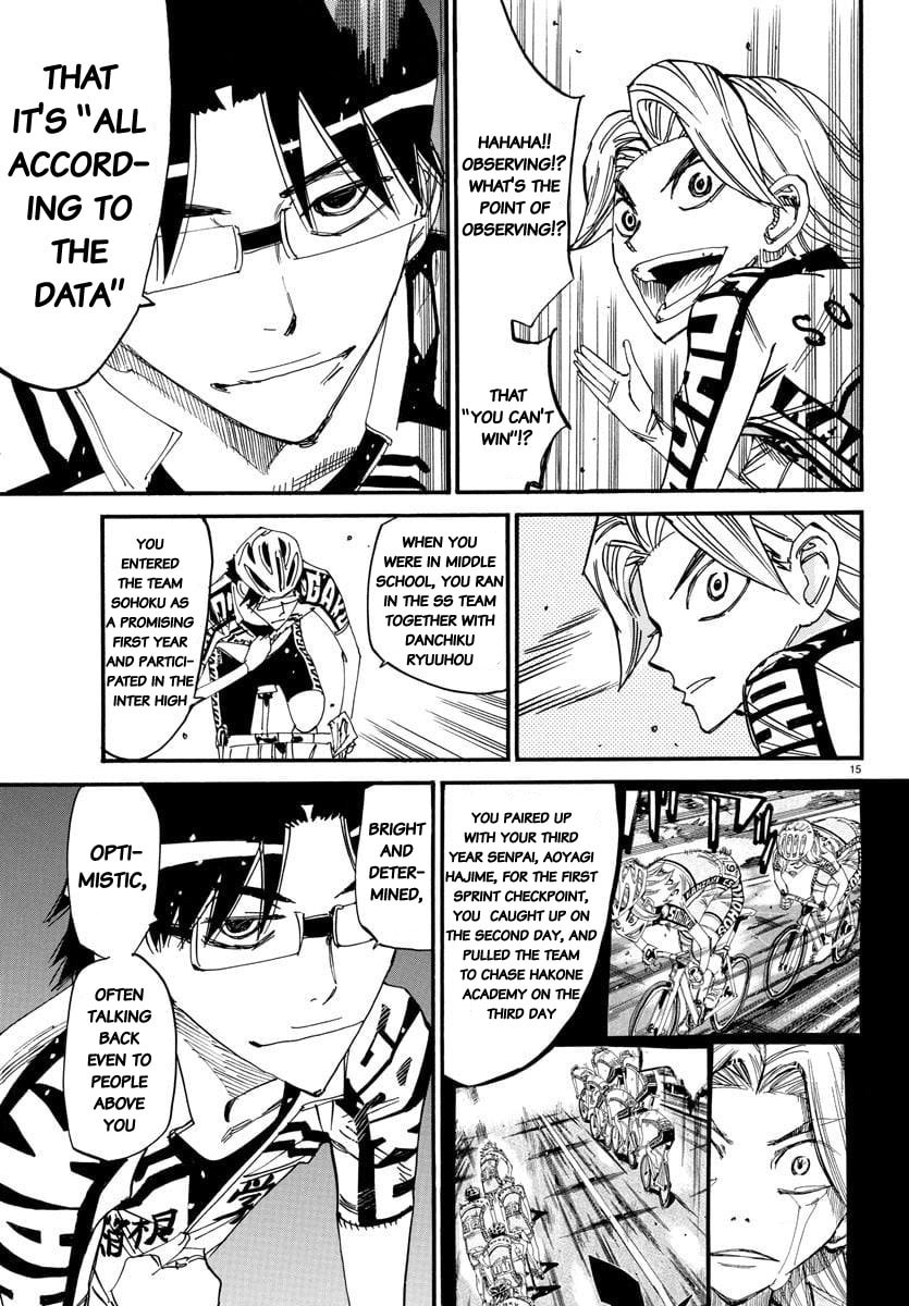 Yowamushi Pedal Chapter 618 page 15 - 