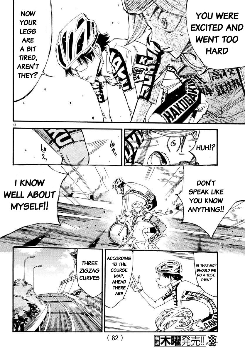 Yowamushi Pedal Chapter 618 page 18 - 