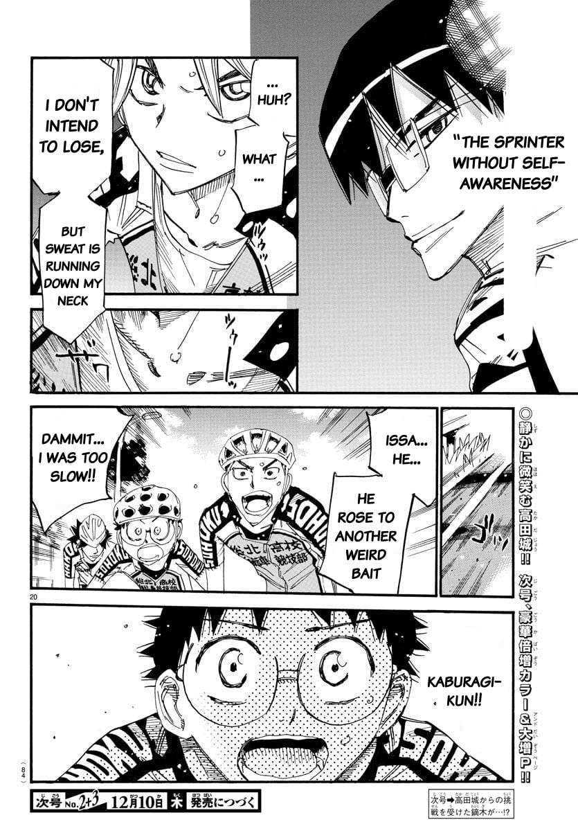Yowamushi Pedal Chapter 618 page 20 - 