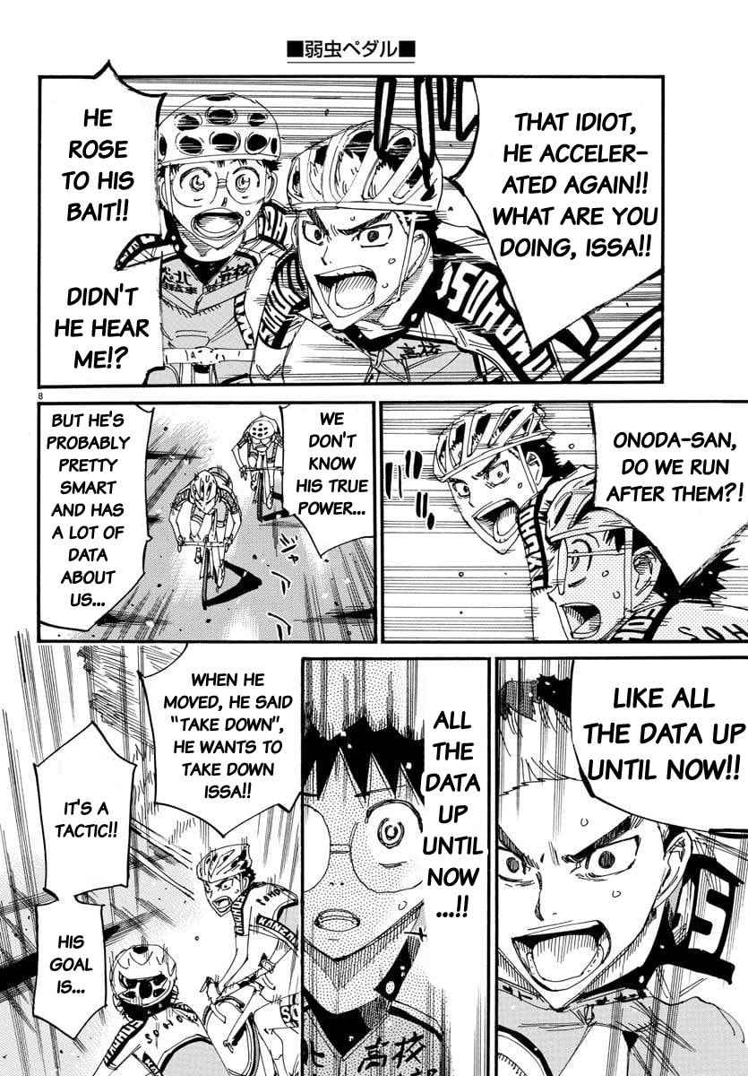 Yowamushi Pedal Chapter 618 page 8 - 