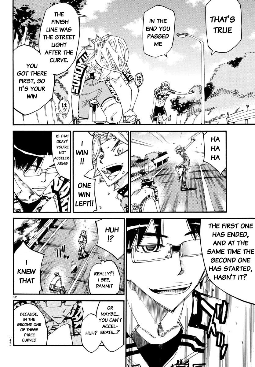 Yowamushi Pedal Chapter 619 page 22 - 
