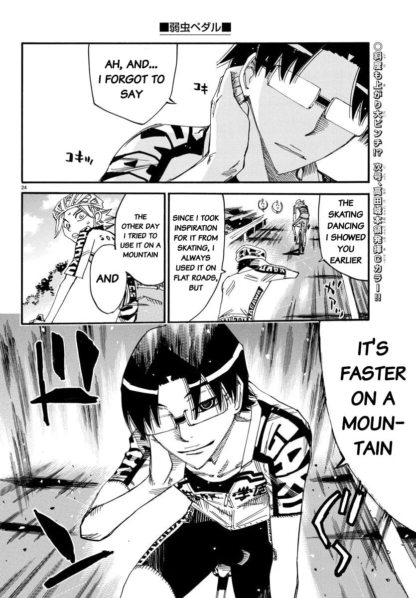 Yowamushi Pedal Chapter 619 page 24 - 