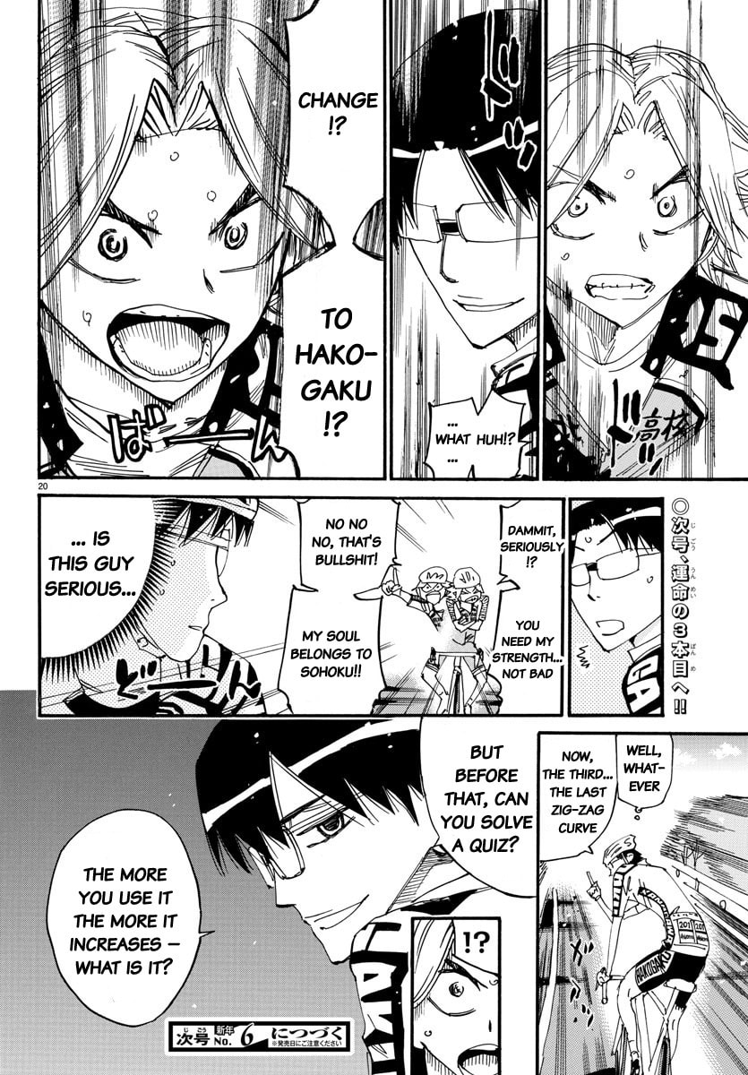 Yowamushi Pedal Chapter 620 page 21 - 