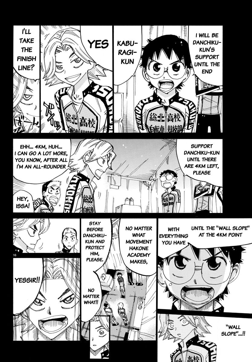 Yowamushi Pedal Chapter 621 page 16 - 
