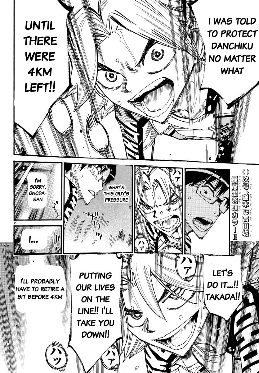 Yowamushi Pedal Chapter 621 page 20 - 