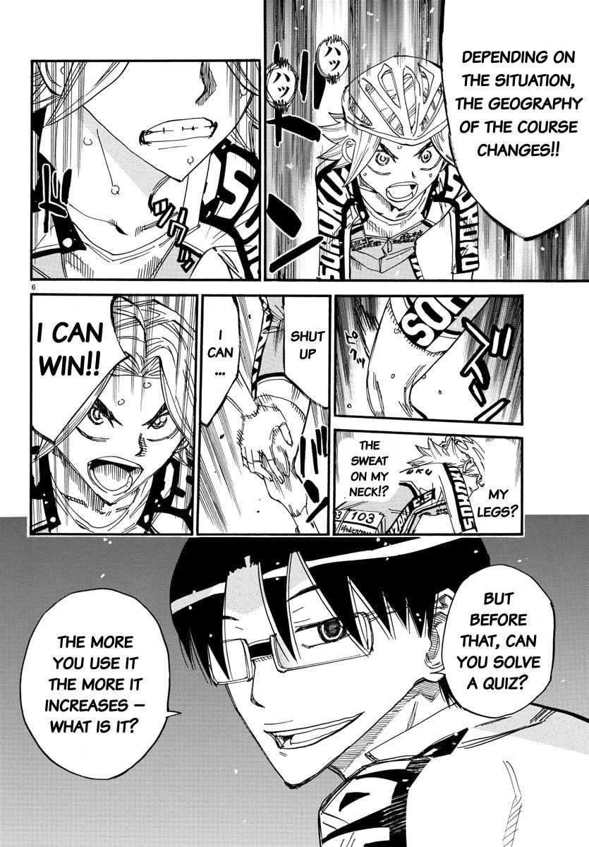 Yowamushi Pedal Chapter 621 page 6 - 