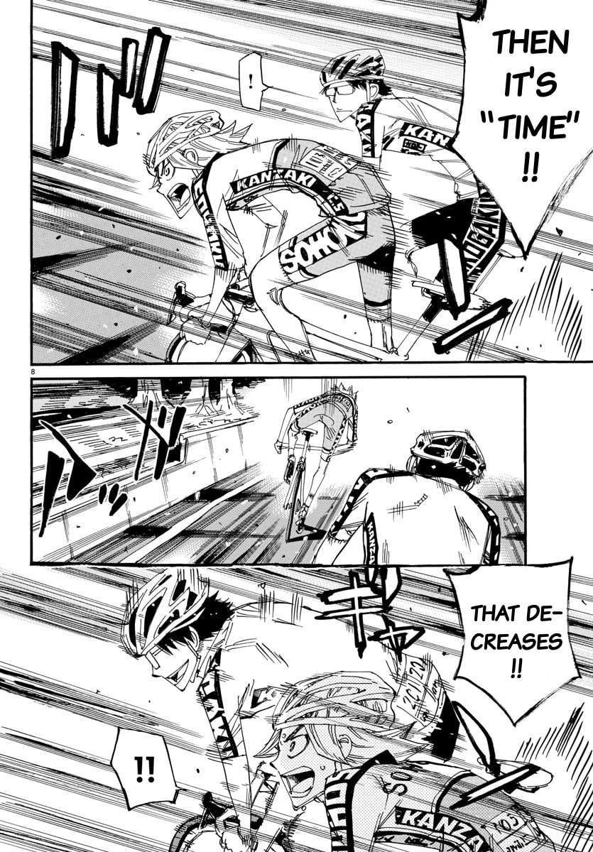 Yowamushi Pedal Chapter 621 page 8 - 
