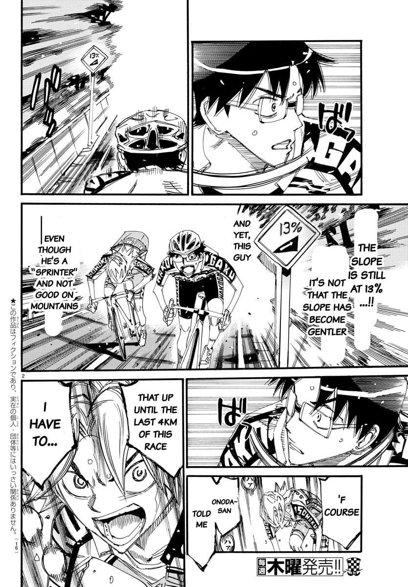 Yowamushi Pedal Chapter 622 page 4 - 