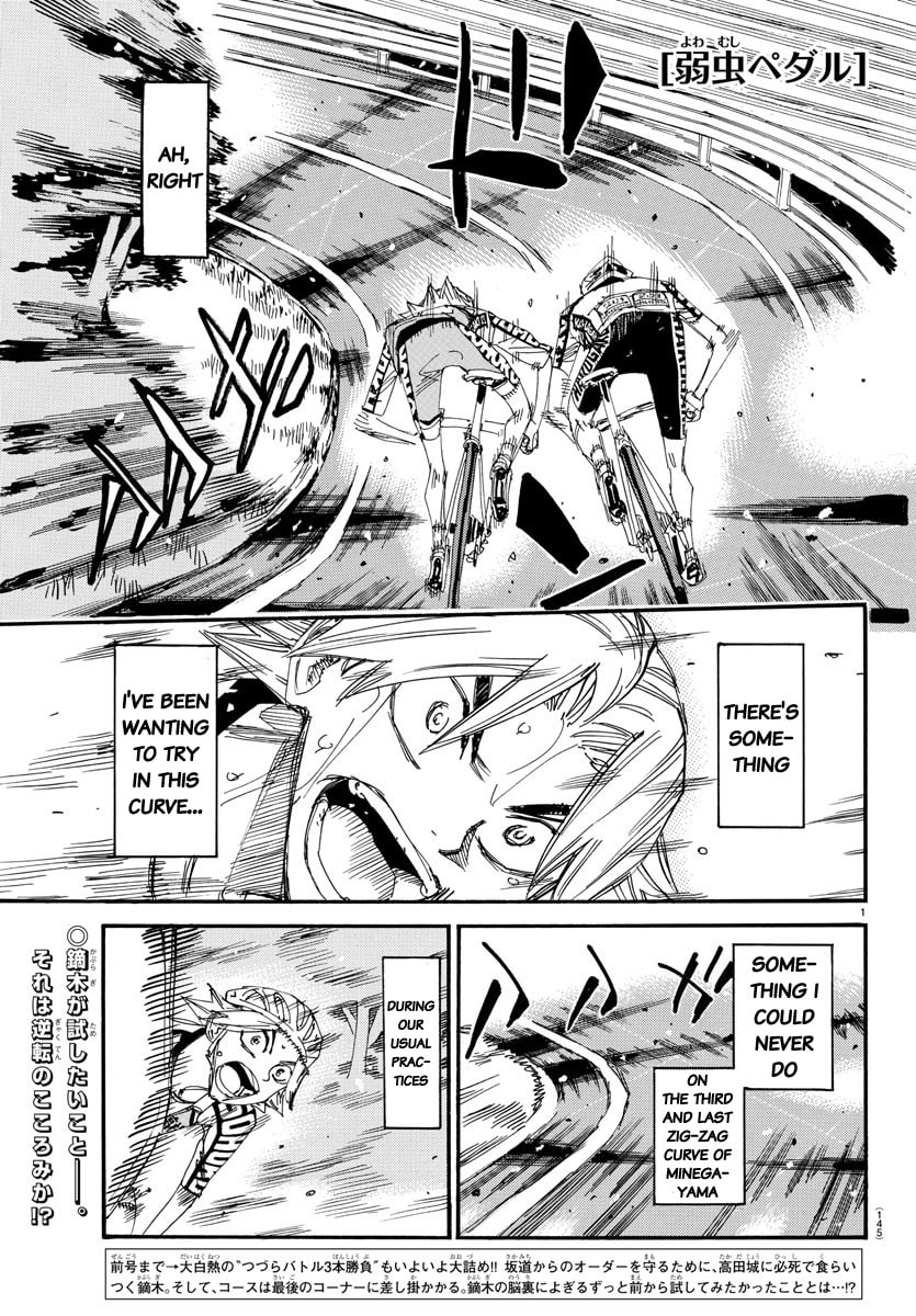 Yowamushi Pedal Chapter 623 page 1 - 