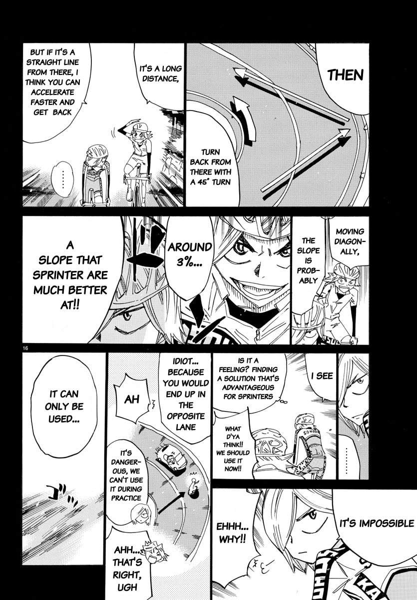 Yowamushi Pedal Chapter 623 page 16 - 