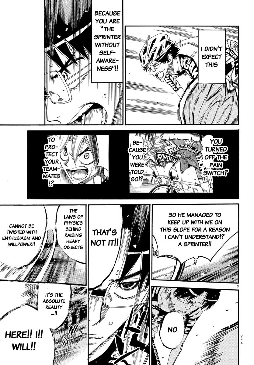 Yowamushi Pedal Chapter 623 page 3 - 