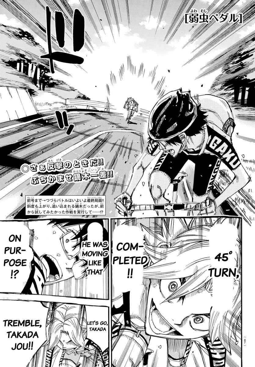 Yowamushi Pedal Chapter 624 page 1 - 