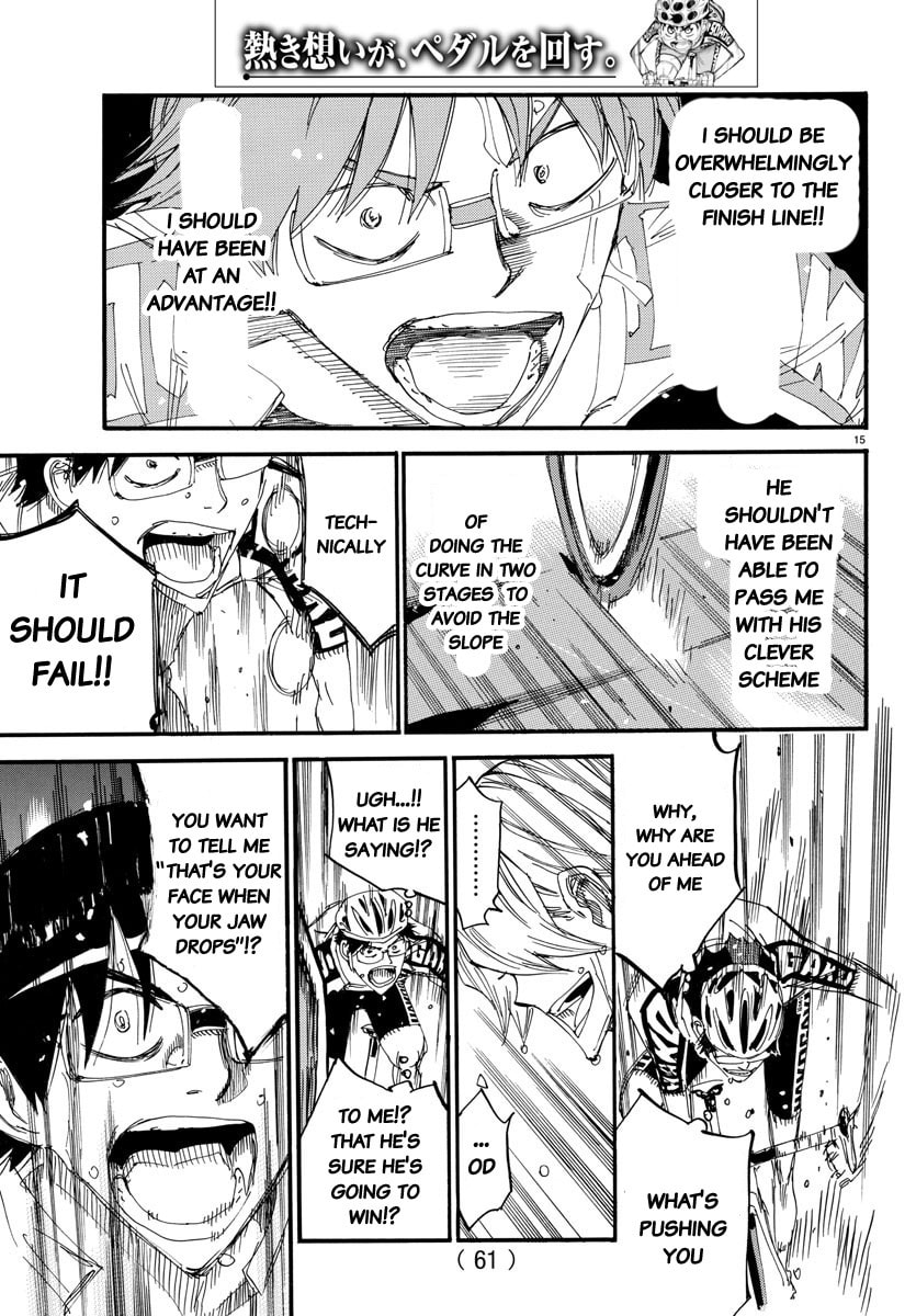 Yowamushi Pedal Chapter 624 page 15 - 