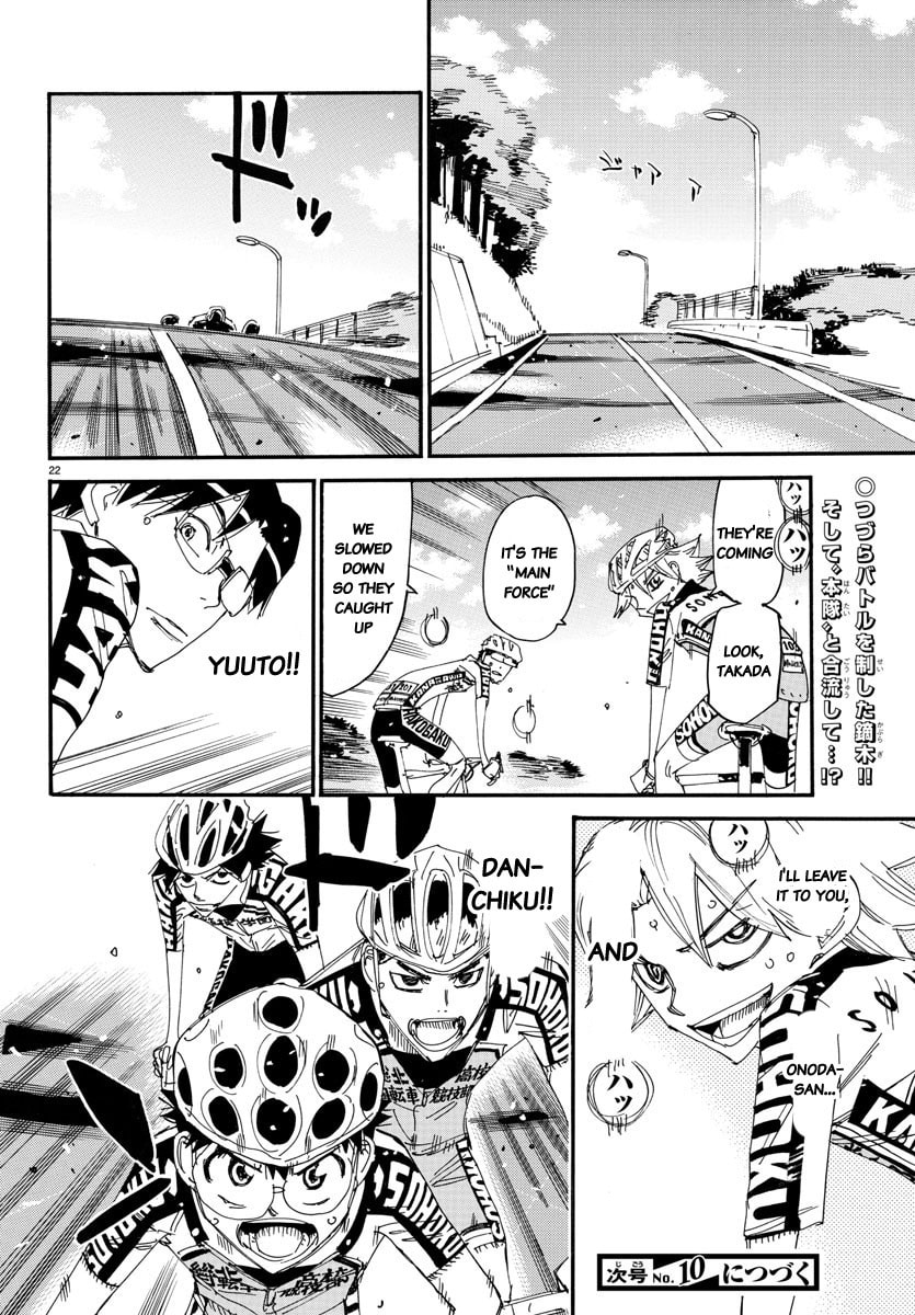 Yowamushi Pedal Chapter 624 page 22 - 
