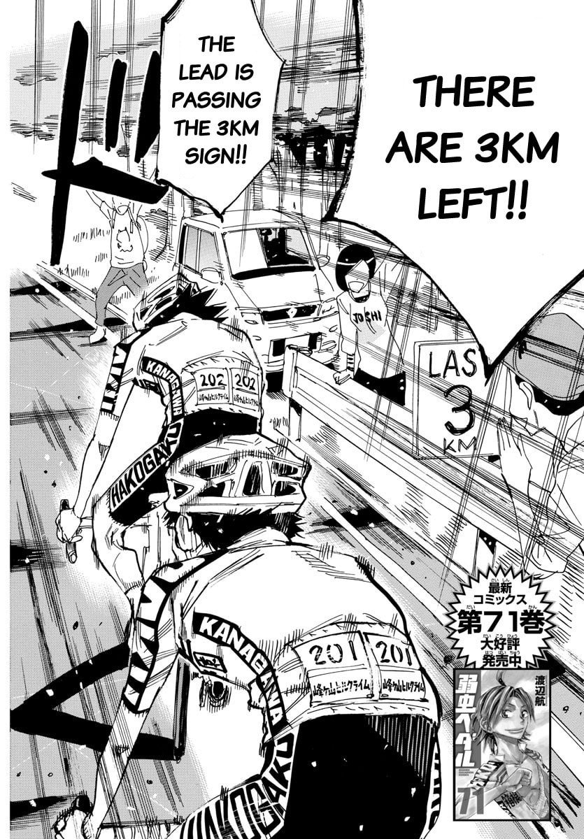 Yowamushi Pedal Chapter 626 page 2 - 