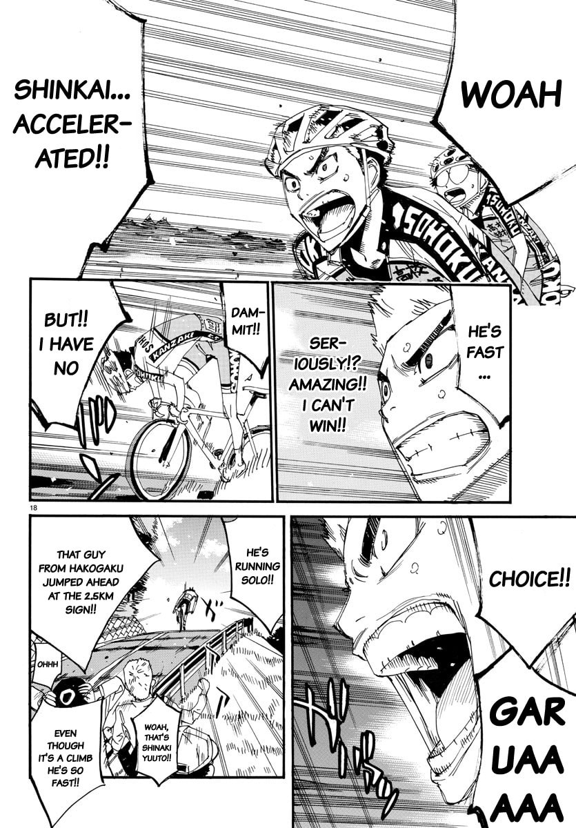 Yowamushi Pedal Chapter 626 page 18 - 