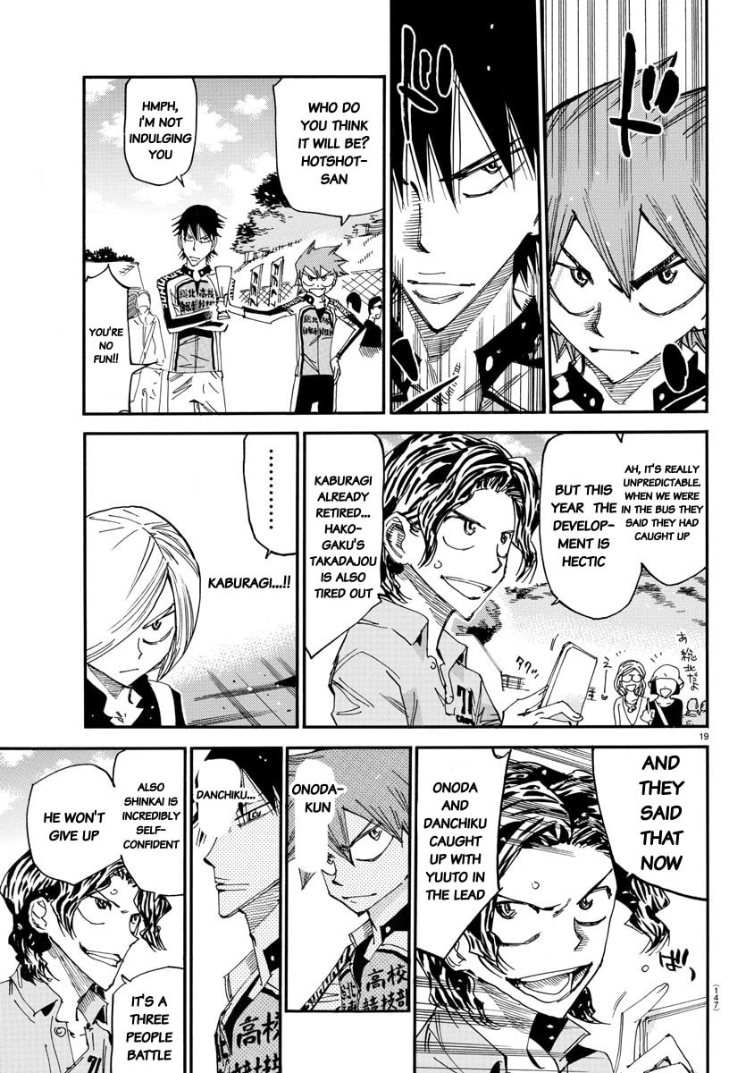 Yowamushi Pedal Chapter 628 page 19 - 