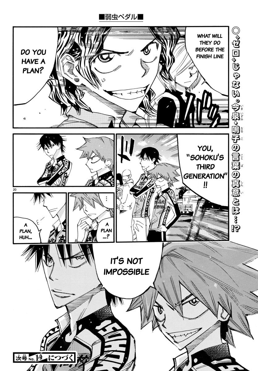 Yowamushi Pedal Chapter 628 page 20 - 