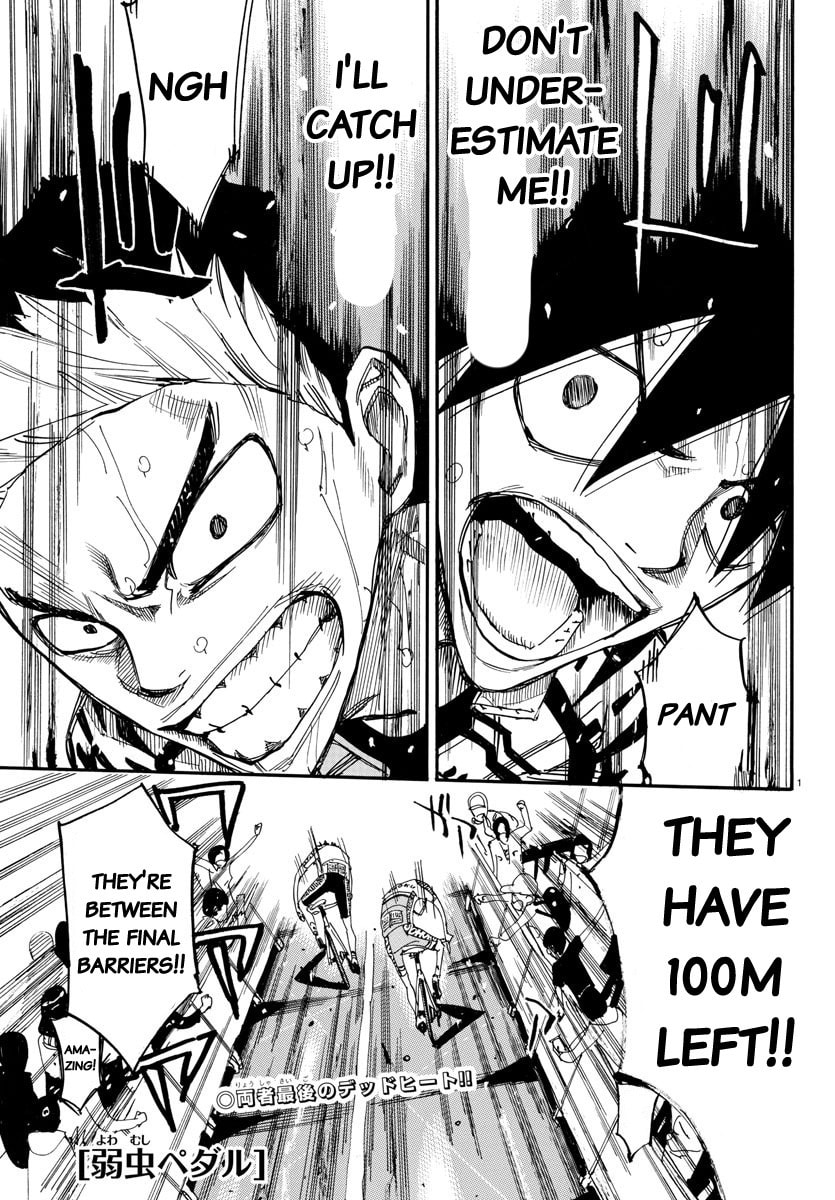 Yowamushi Pedal Chapter 632 page 1 - 