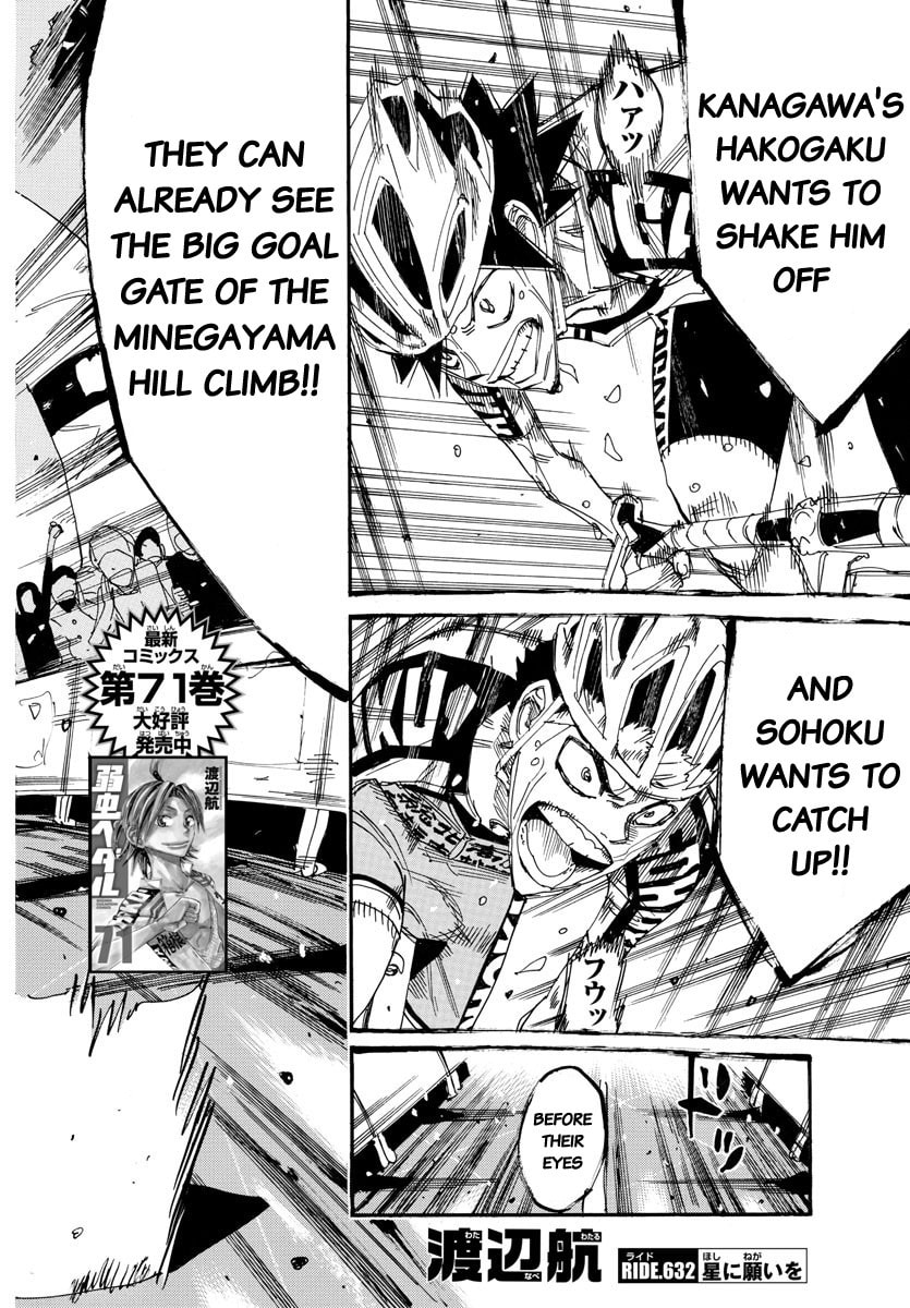 Yowamushi Pedal Chapter 632 page 2 - 