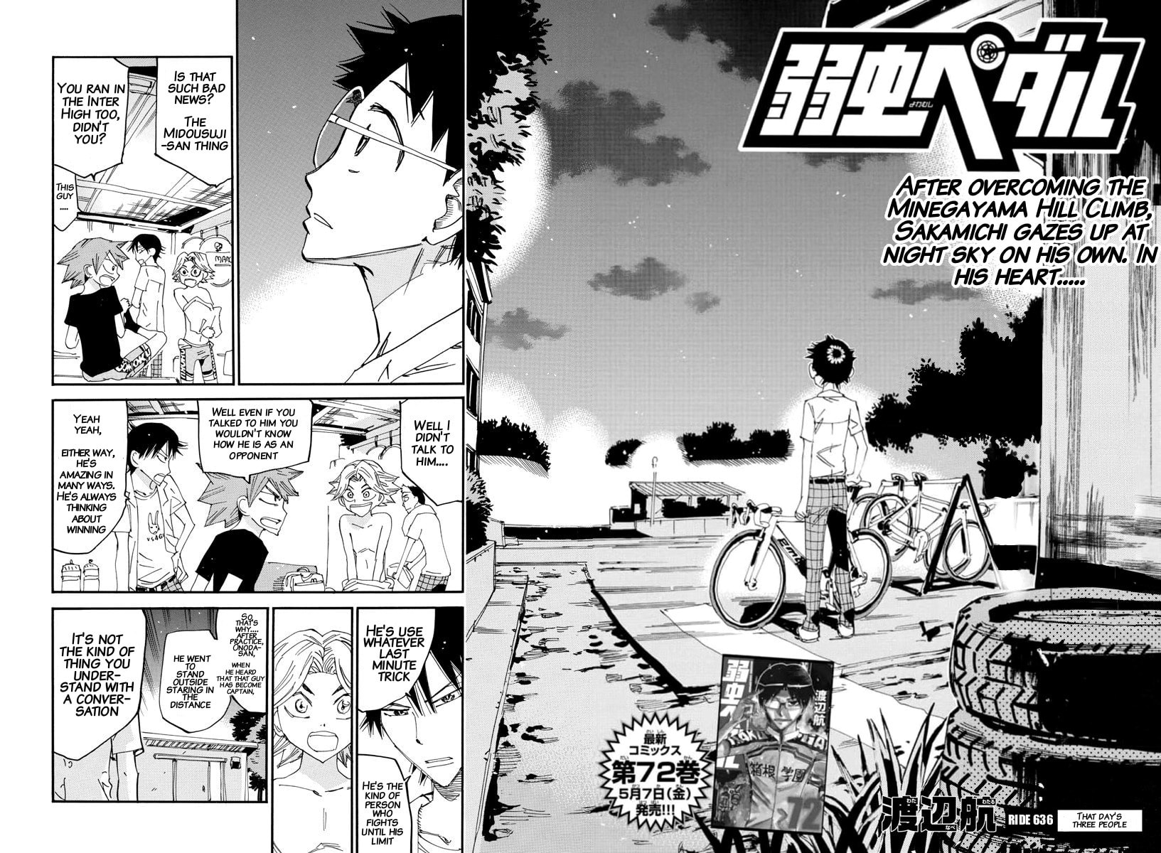 Yowamushi Pedal Chapter 636 page 4 - 