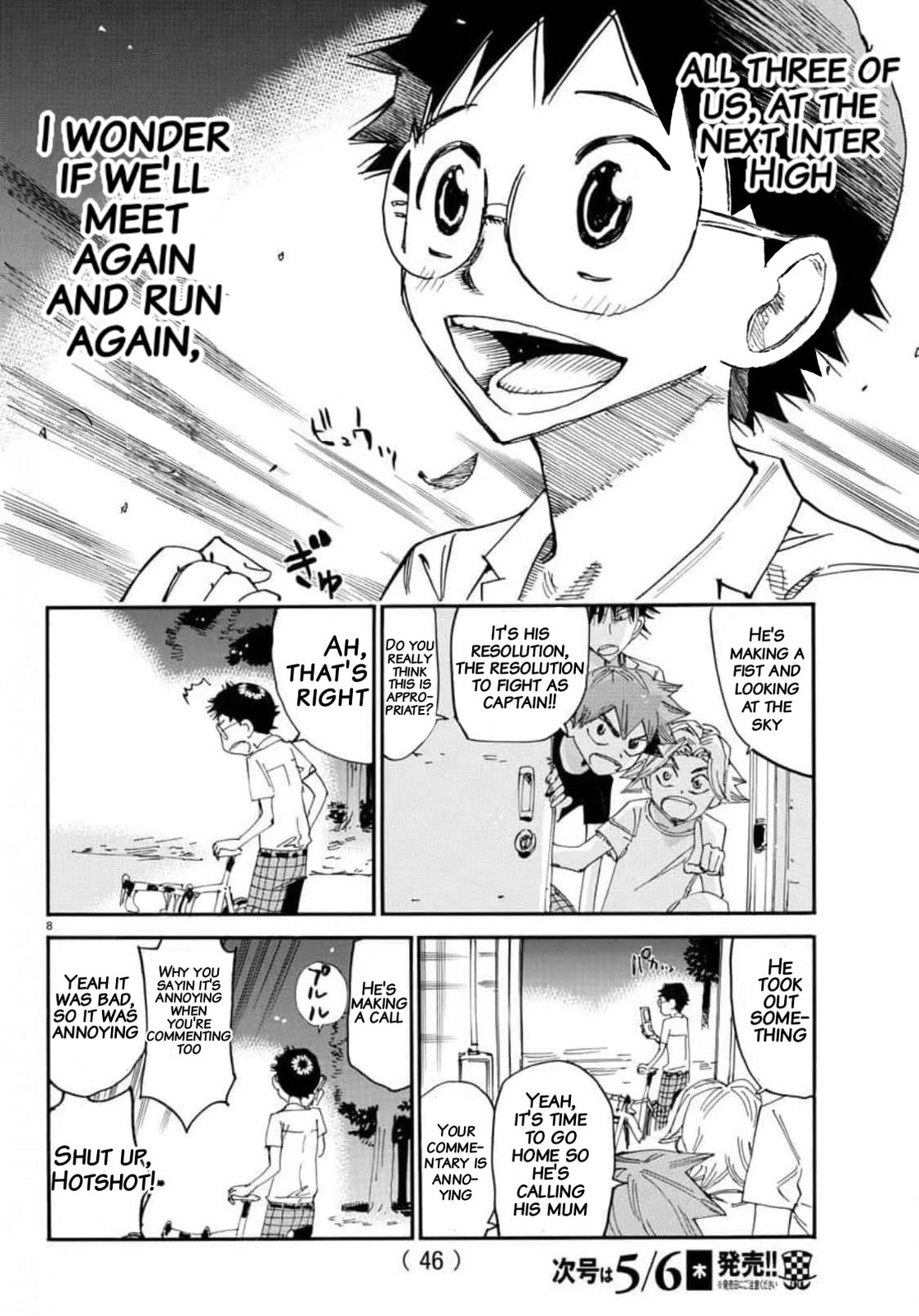 Yowamushi Pedal Chapter 636 page 7 - 