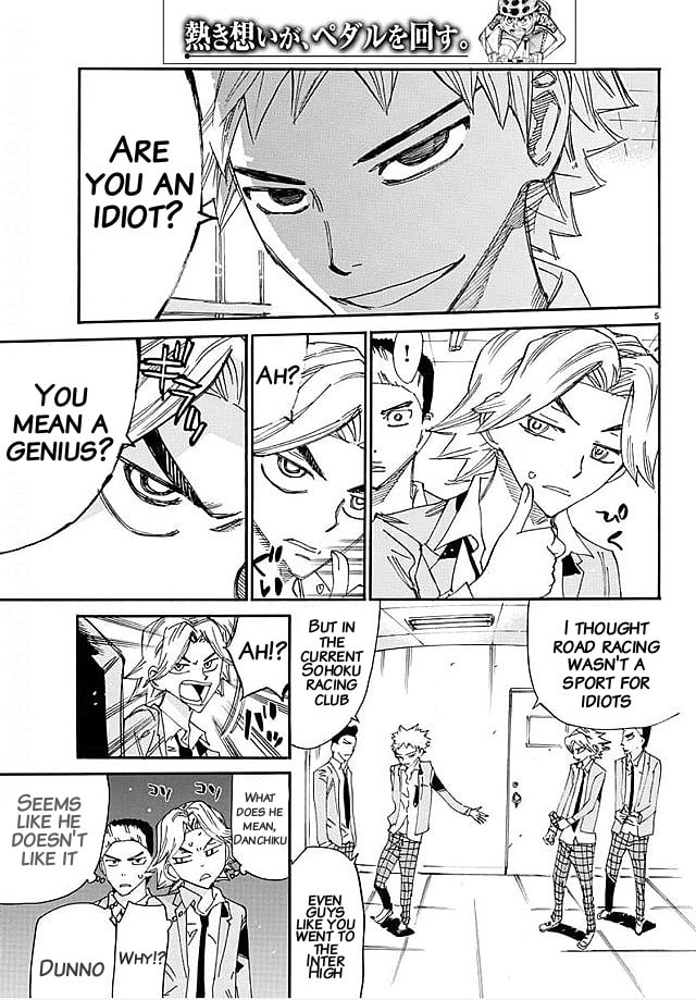 Yowamushi Pedal Chapter 637 page 4 - 