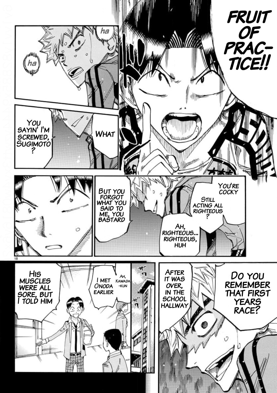 Yowamushi Pedal Chapter 640 page 16 - 