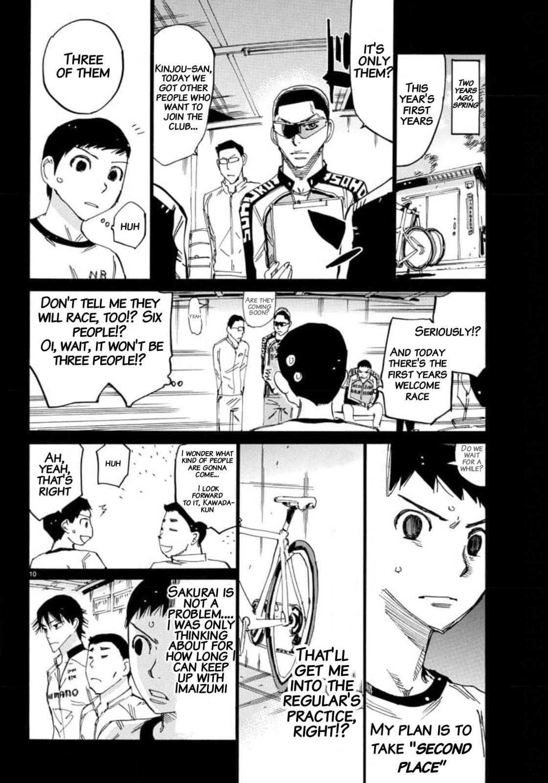 Yowamushi Pedal Chapter 640 page 8 - 