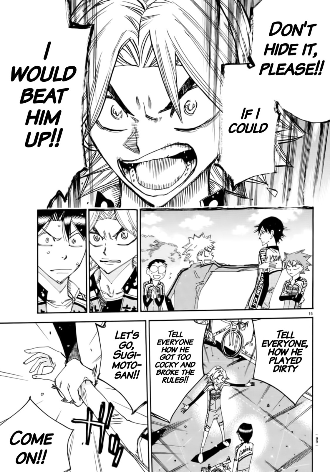 Yowamushi Pedal Chapter 644 page 15 - 
