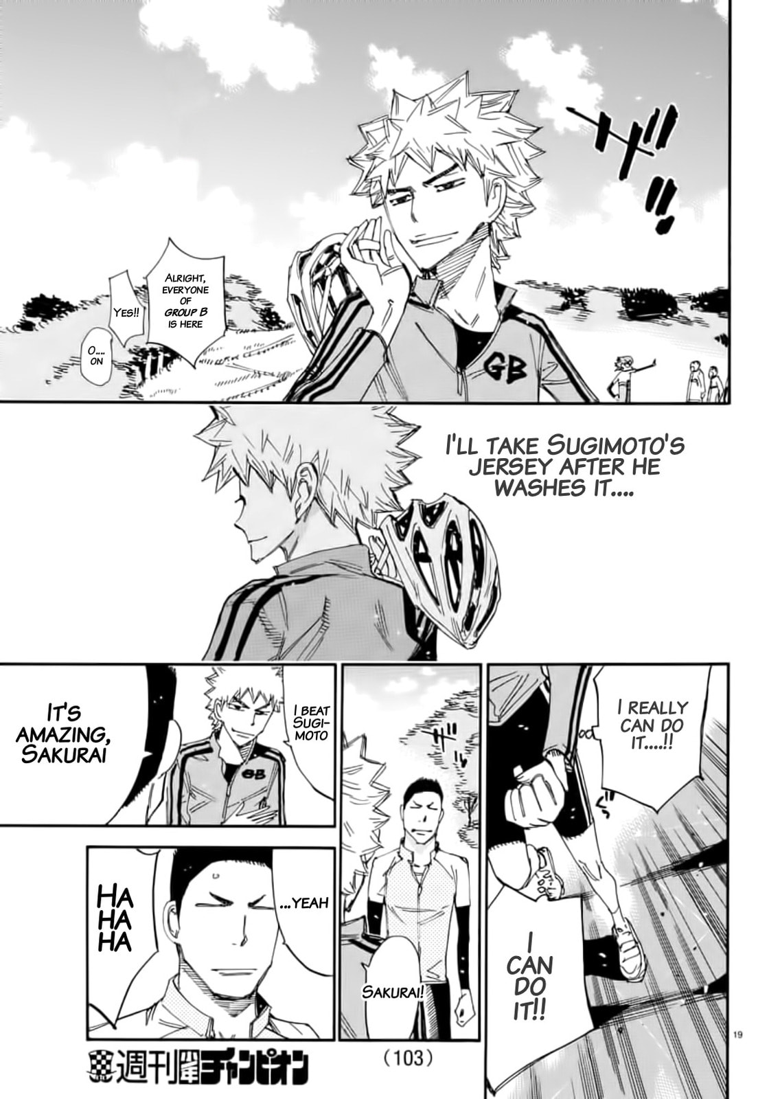 Yowamushi Pedal Chapter 644 page 19 - 