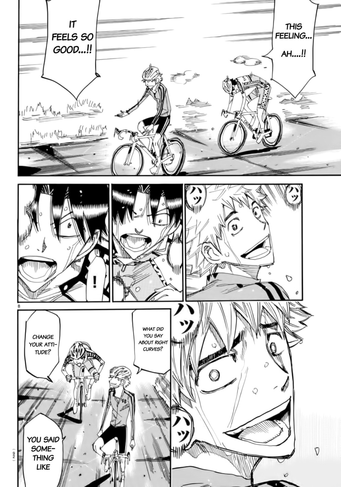 Yowamushi Pedal Chapter 644 page 8 - 