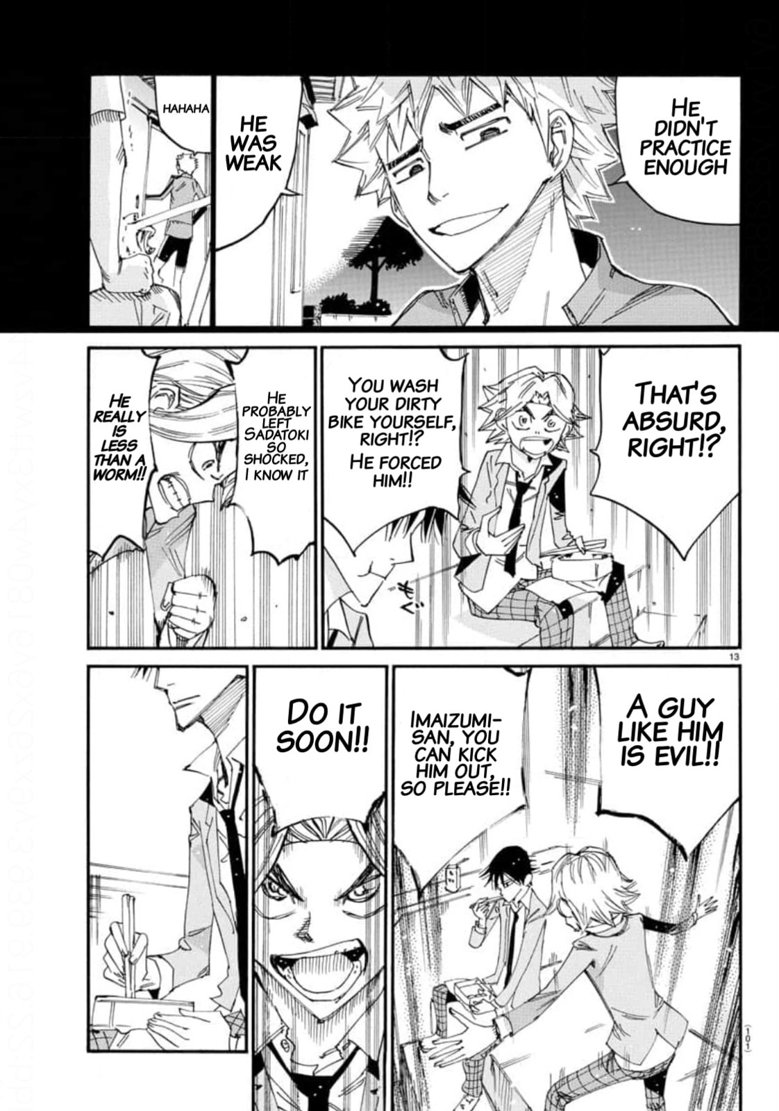 Yowamushi Pedal Chapter 645 page 12 - 