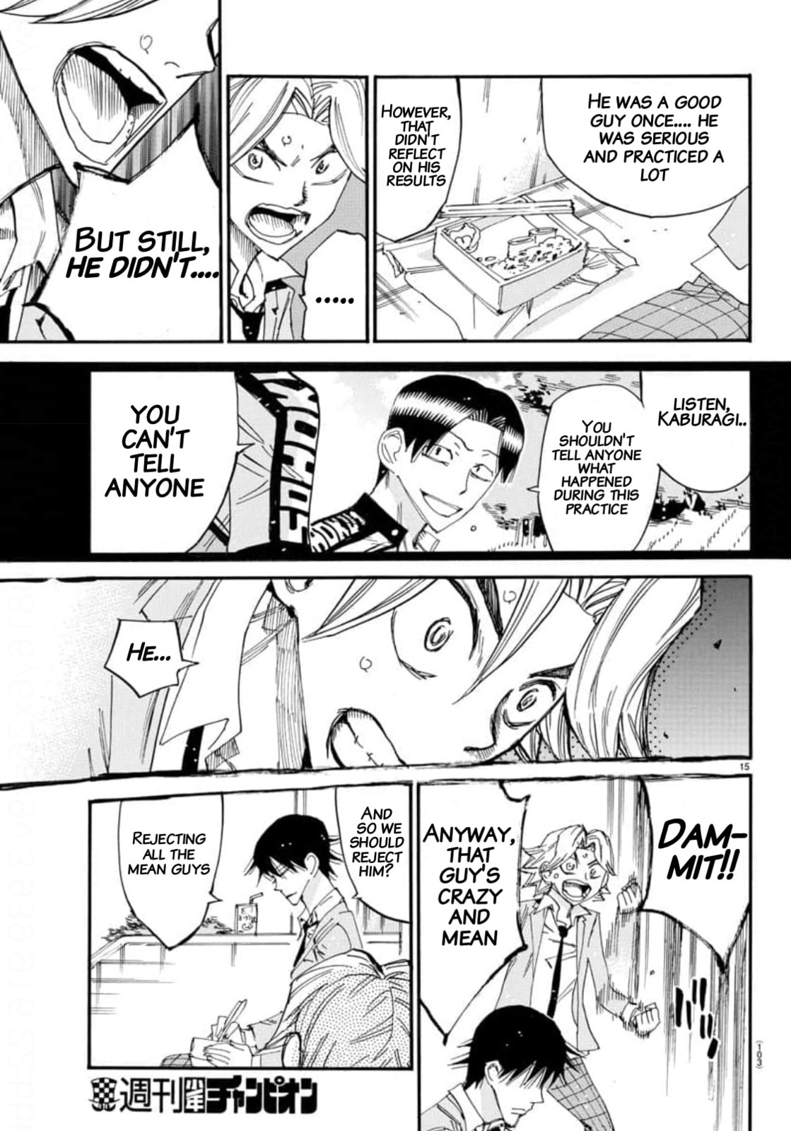 Yowamushi Pedal Chapter 645 page 14 - 