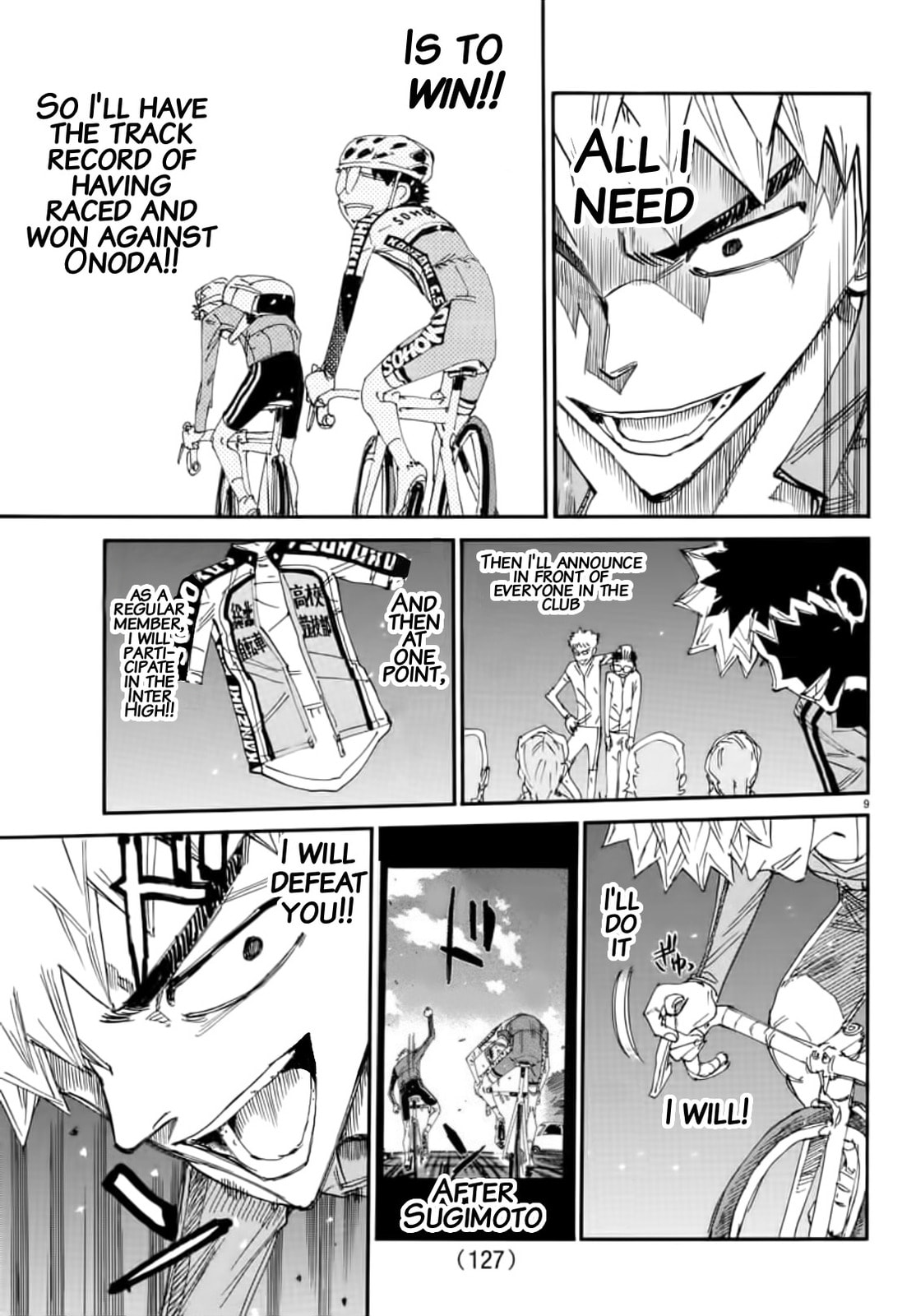 Yowamushi Pedal Chapter 646 page 8 - 