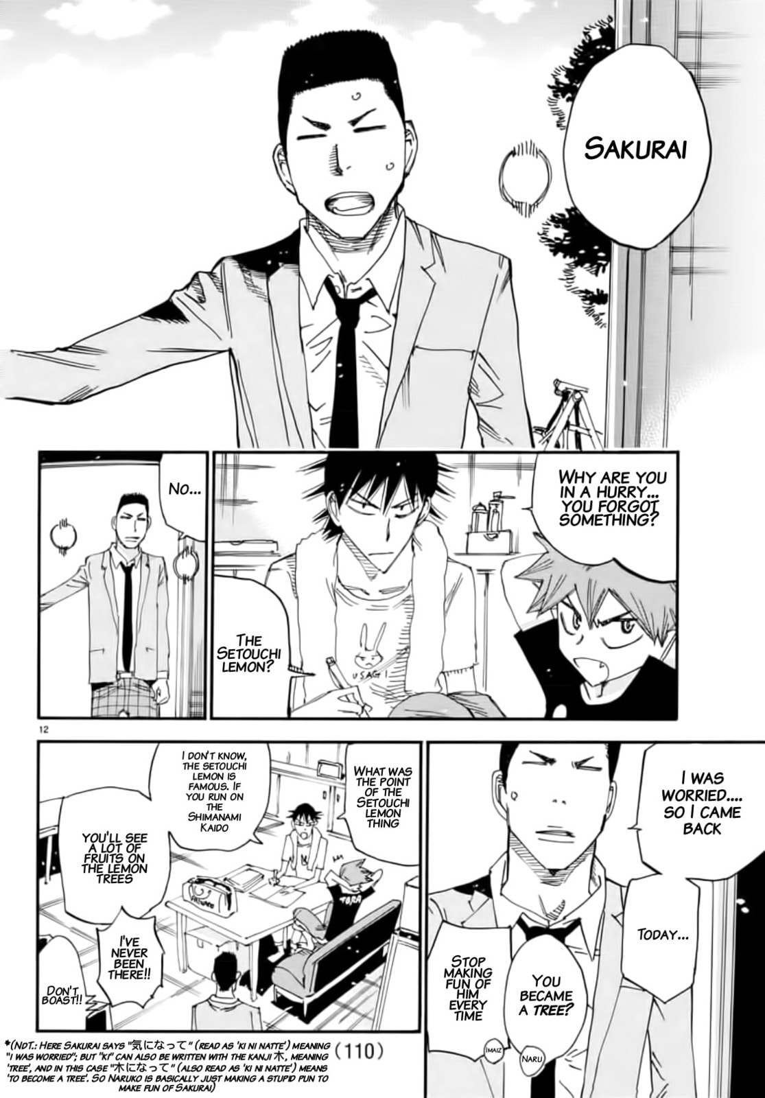 Yowamushi Pedal Chapter 648 page 11 - 