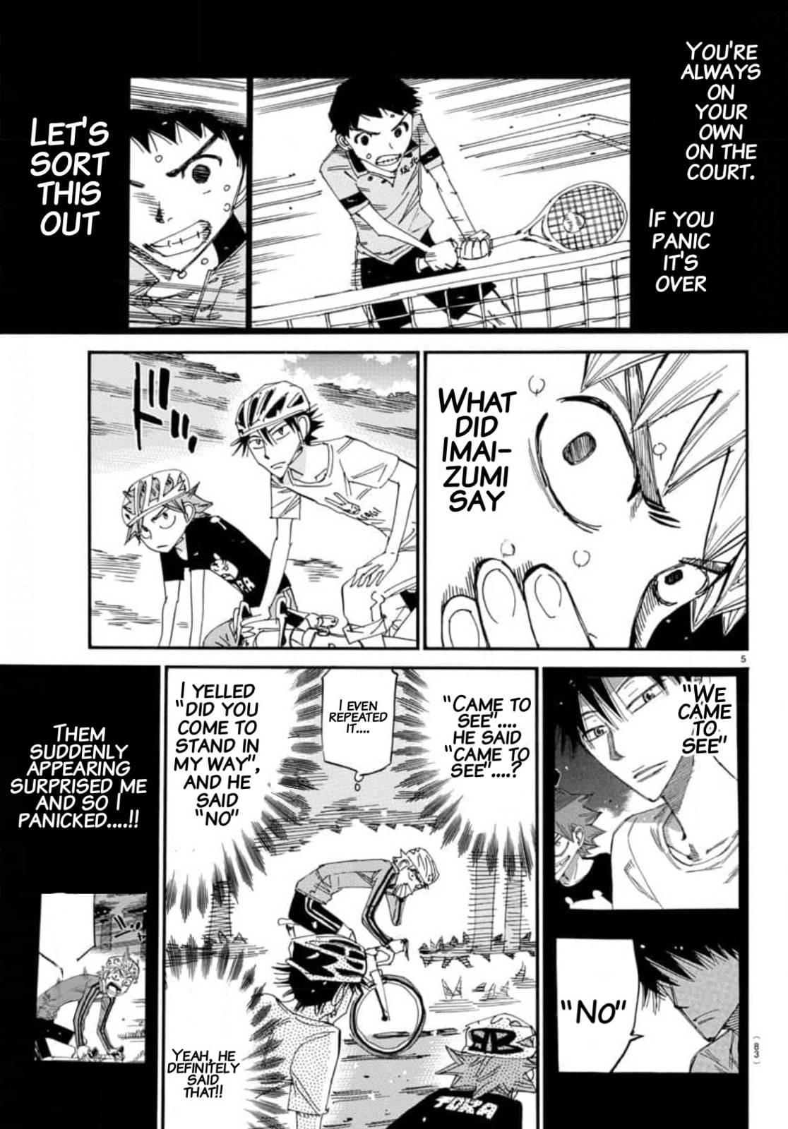 Yowamushi Pedal Chapter 651 page 4 - 