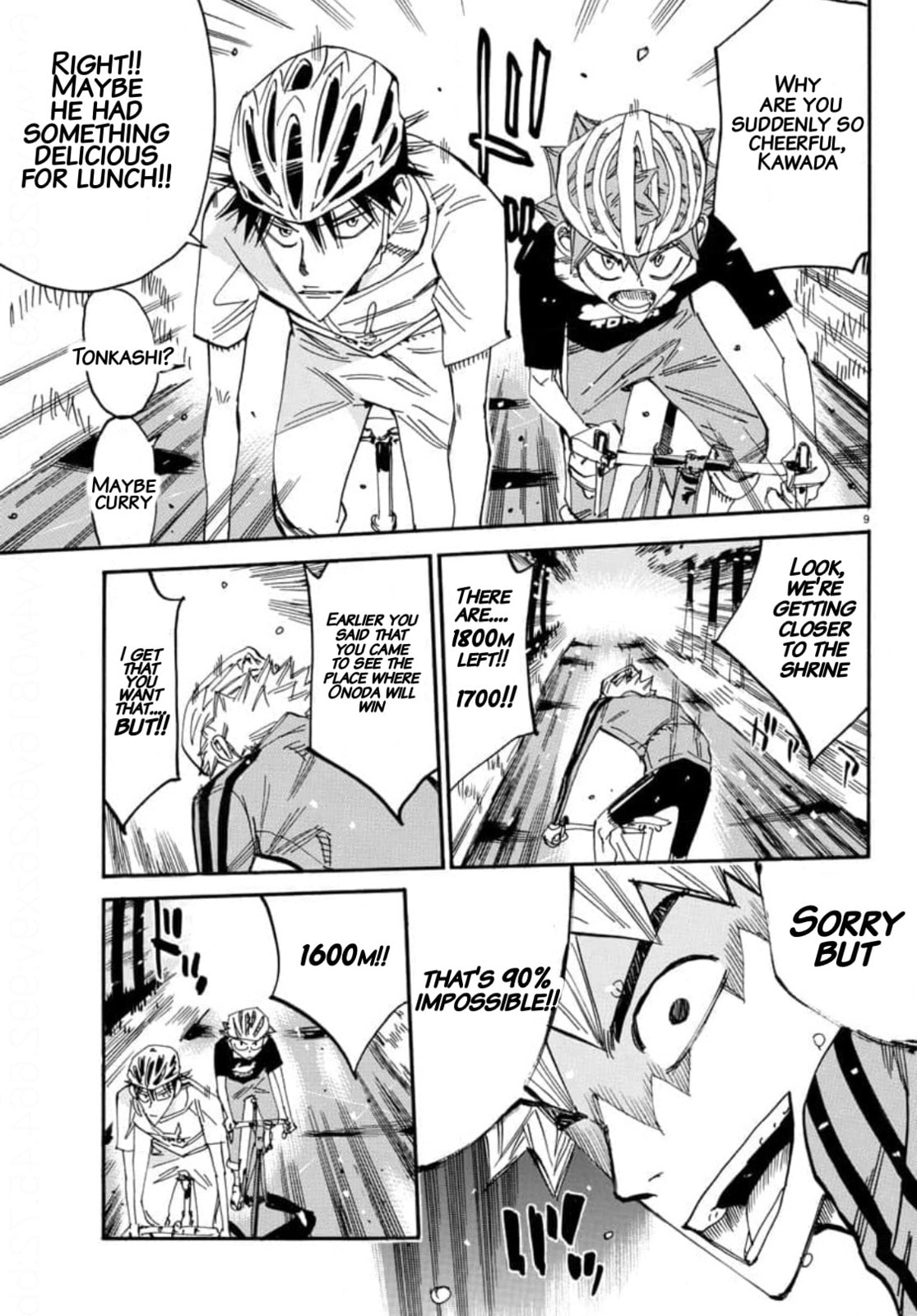 Yowamushi Pedal Chapter 651 page 8 - 