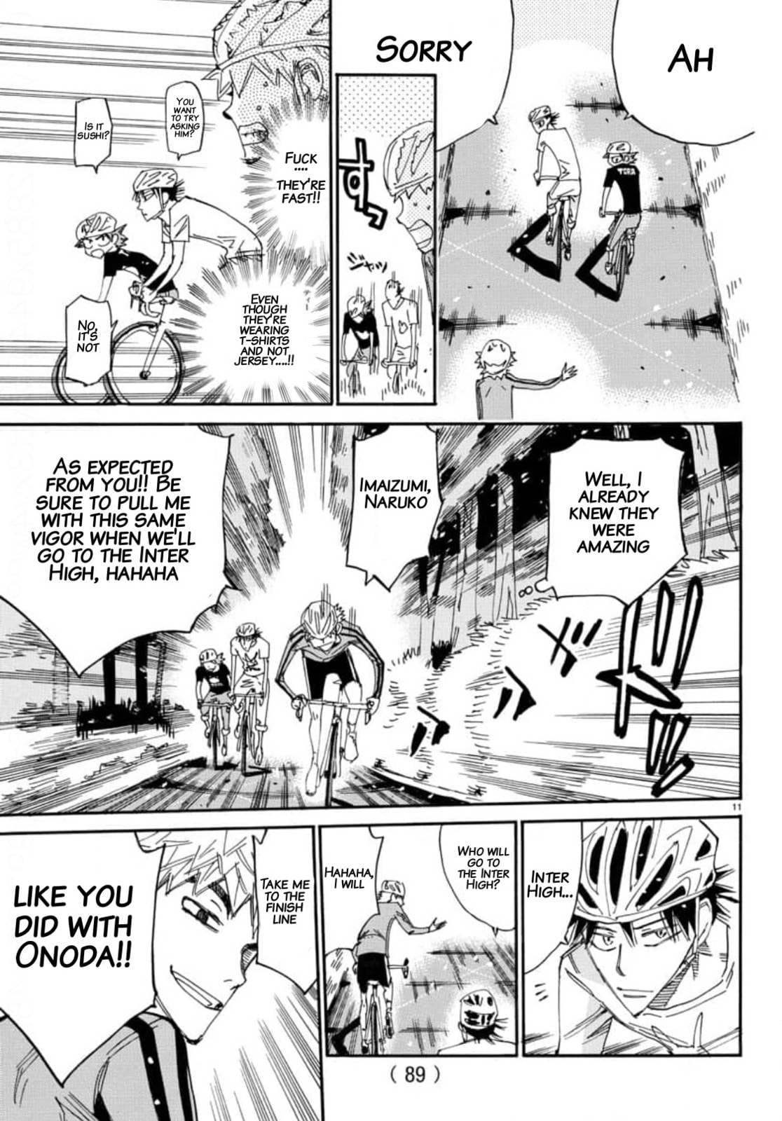 Yowamushi Pedal Chapter 651 page 10 - 