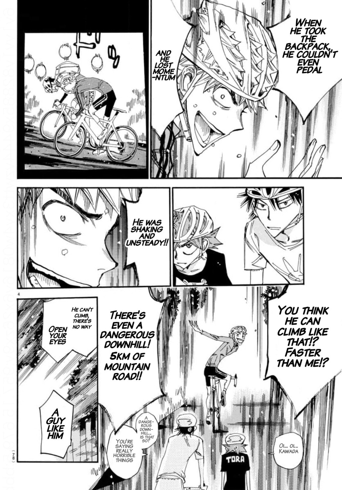 Yowamushi Pedal Chapter 652 page 4 - 